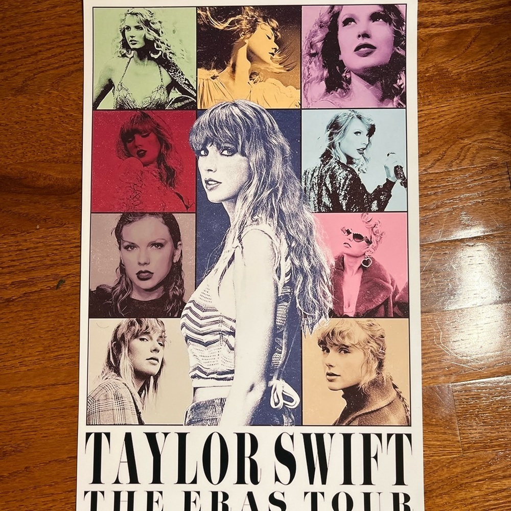 Taylor Swift Eras Tour poster Print 11x17